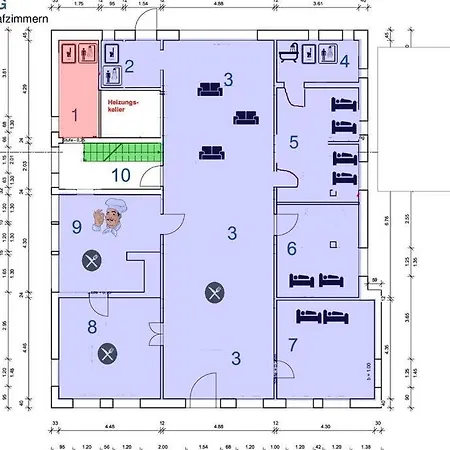 Altes Faehrhaus - Ferienwohnung Unnern, 170 Qm Wewelsfleth